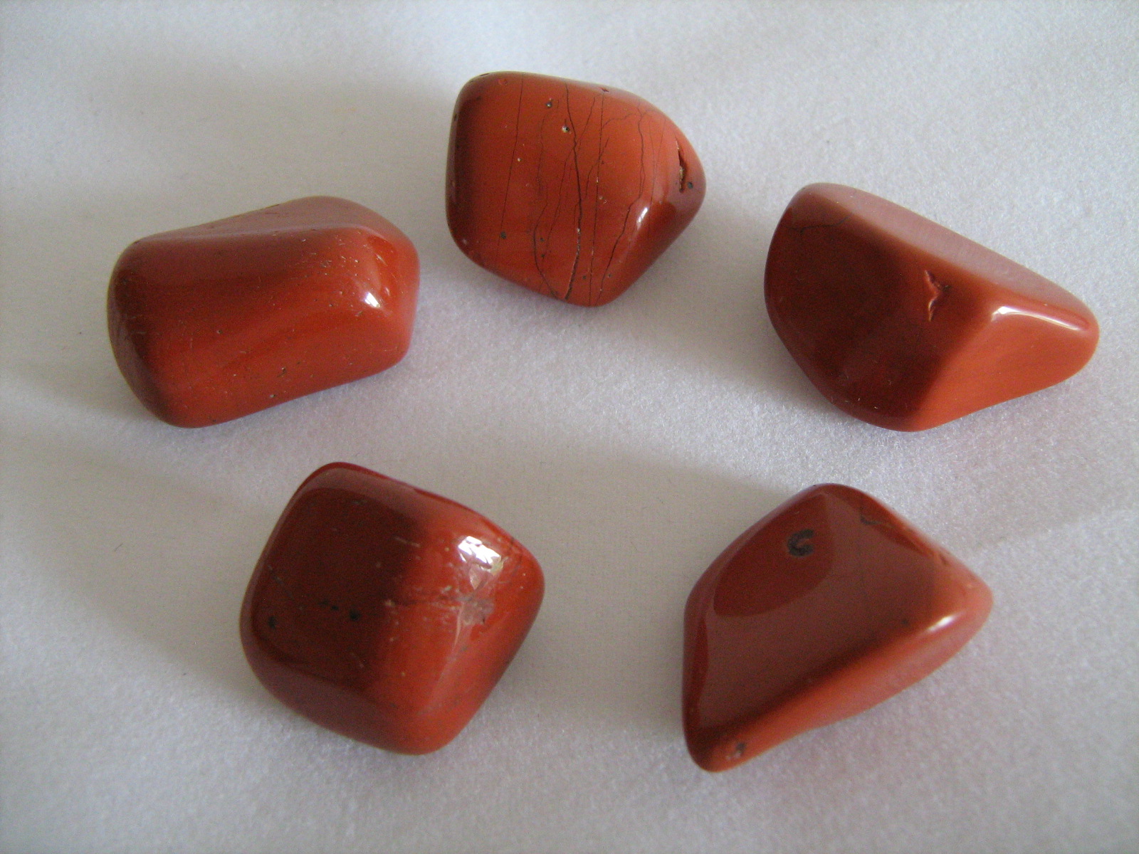 Trommelstein roter Jaspis